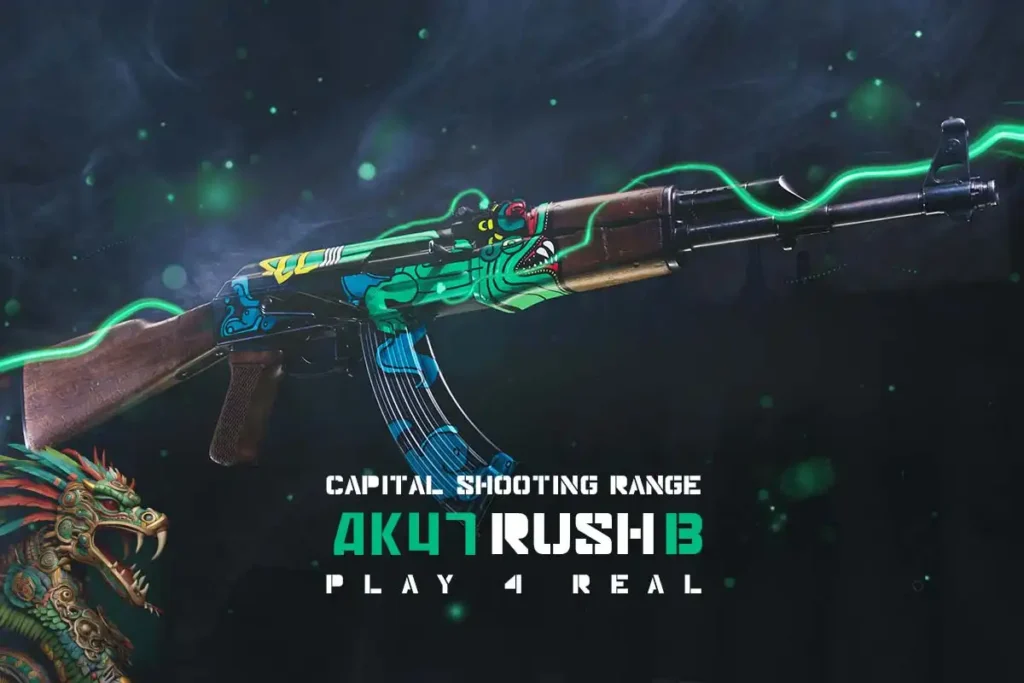 Karabina AK47 Rush B CSGO pro Budapest Shooting