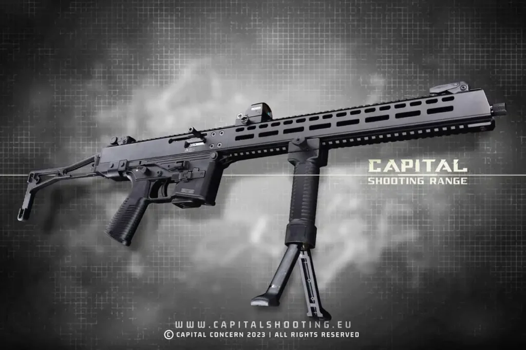 Samopal Brügger & Thomet GHM9 pro Budapest Shooting
