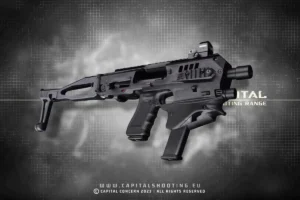 Samopal Glock 17 CAA MCK Konverzní kit pro Budapest Shooting