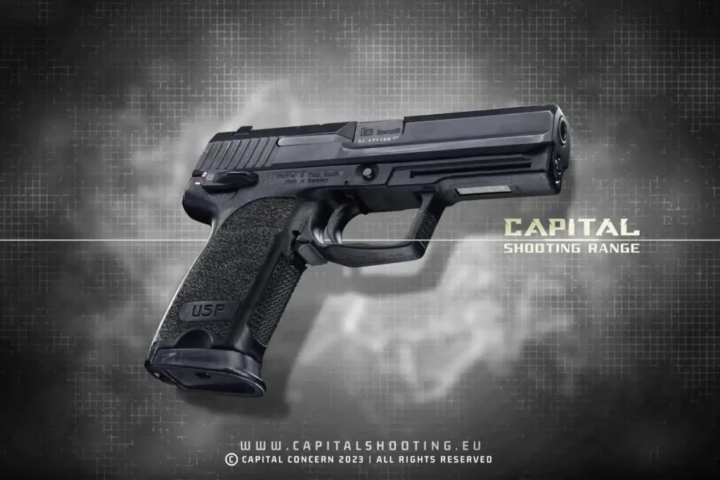 Služební pistole Heckler & Koch USP pro Budapest Shooting