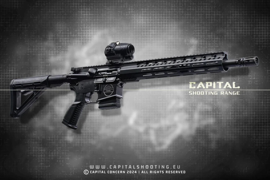 Karabina M4 Carbine Bavarian Tactical pro Budapest Shooting