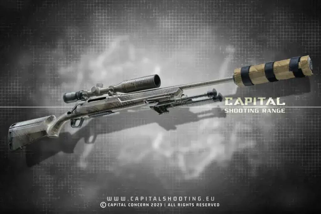 Custom odstřelovací puška Savage Axis Atech se tlumičem pro Budapest Shooting