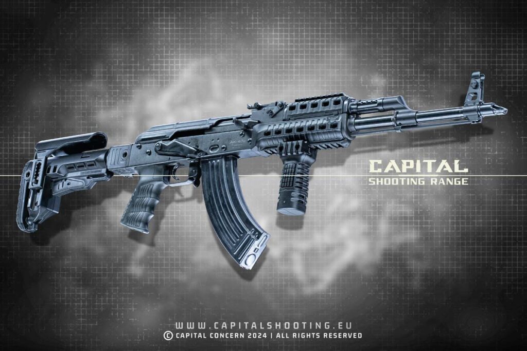 AK47 Tactical SDM Kalashnikov - Capital Shooting Range Budapest